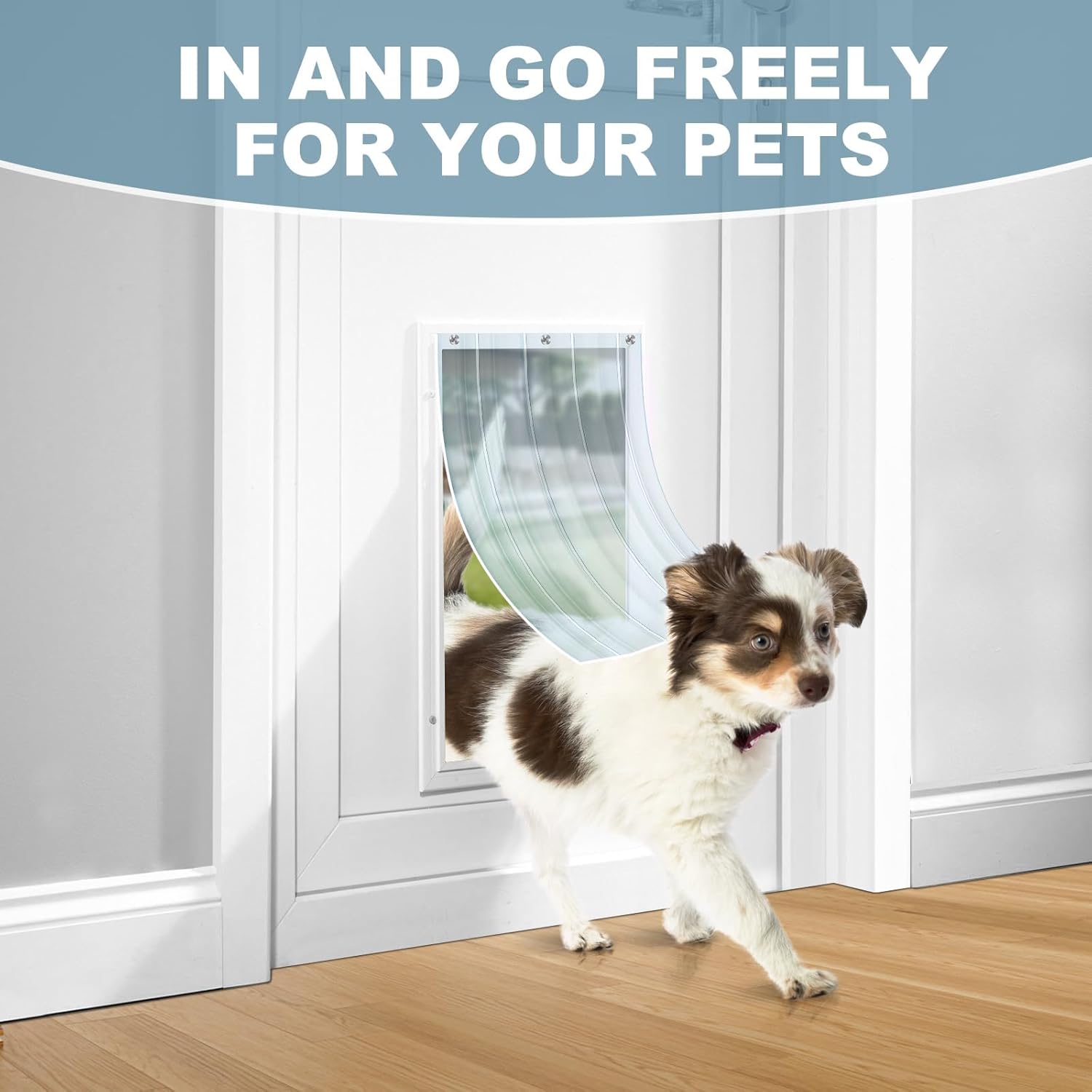 Detalle de Uross Dog Door Replacement Flaps – 330CM Ruff Weather DIY Large Pet Door Flap