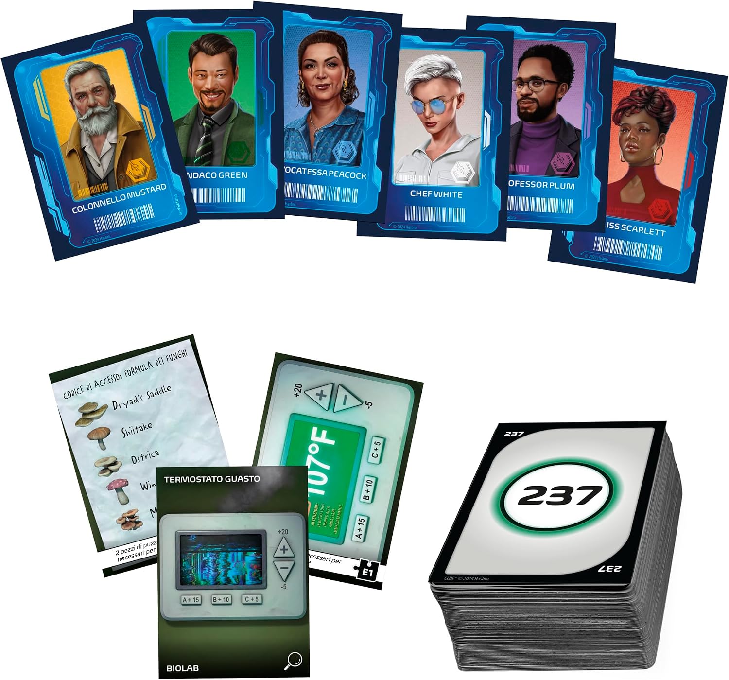 Detalle 2 de Hasbro Gaming Cluedo Escape – Delitto all’Esposizione Universale (gioco da tavolo in stile escape room, 1-6 giocatori)