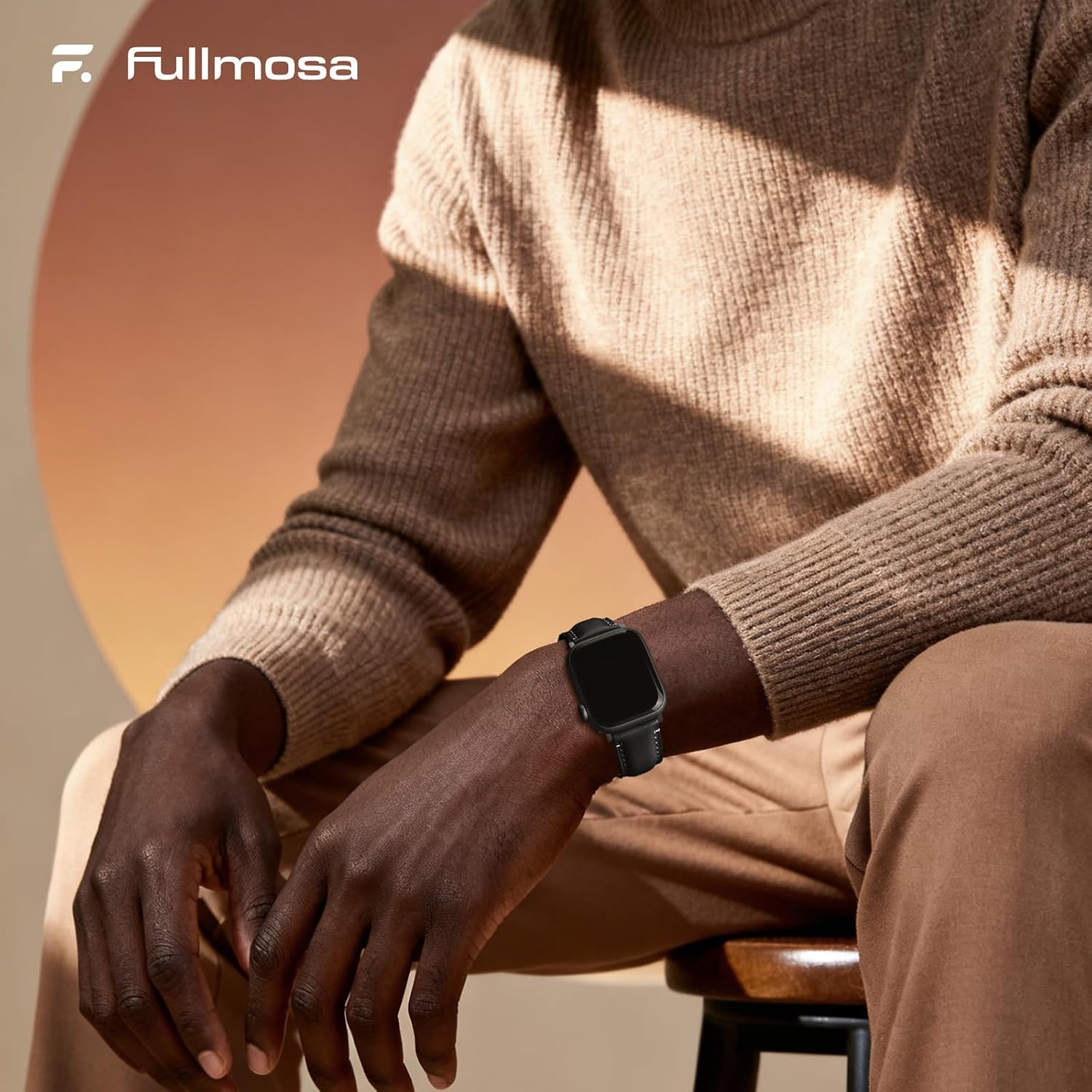 Thumbnail 6 de Fullmosa Leather Band for Apple Watch 49mm