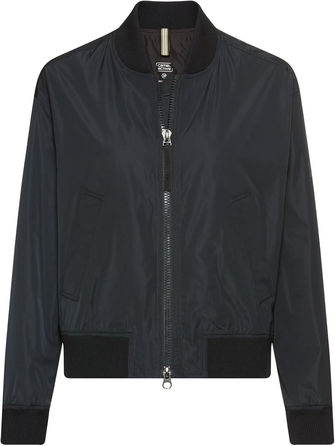 Detalle de camel active Damen Bomberjacke mit 2-Wege-Reißverschluss