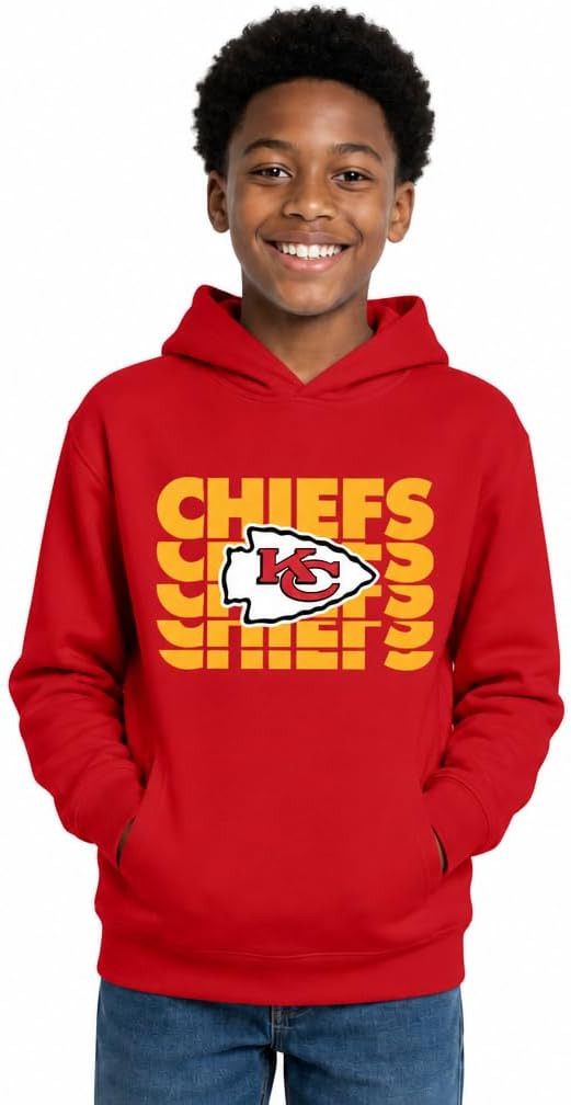 Thumbnail 6 de Team Fan Apparel Youth NFL Hoodie, Cotton-Polyester Fleece