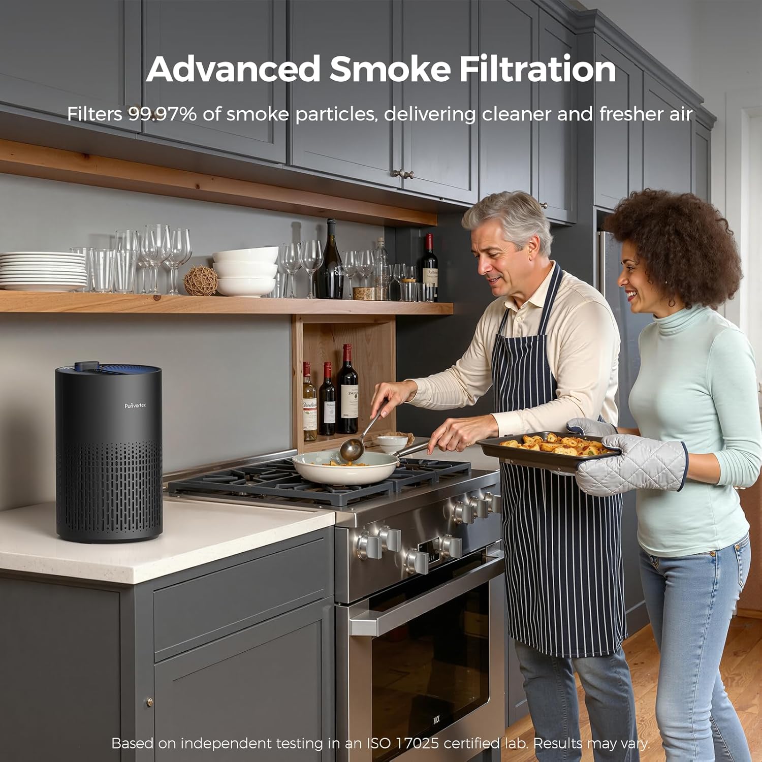 Thumbnail 5 de Purivortex PX500 Air Purifier with 6-Inch HEPA Filter, Black