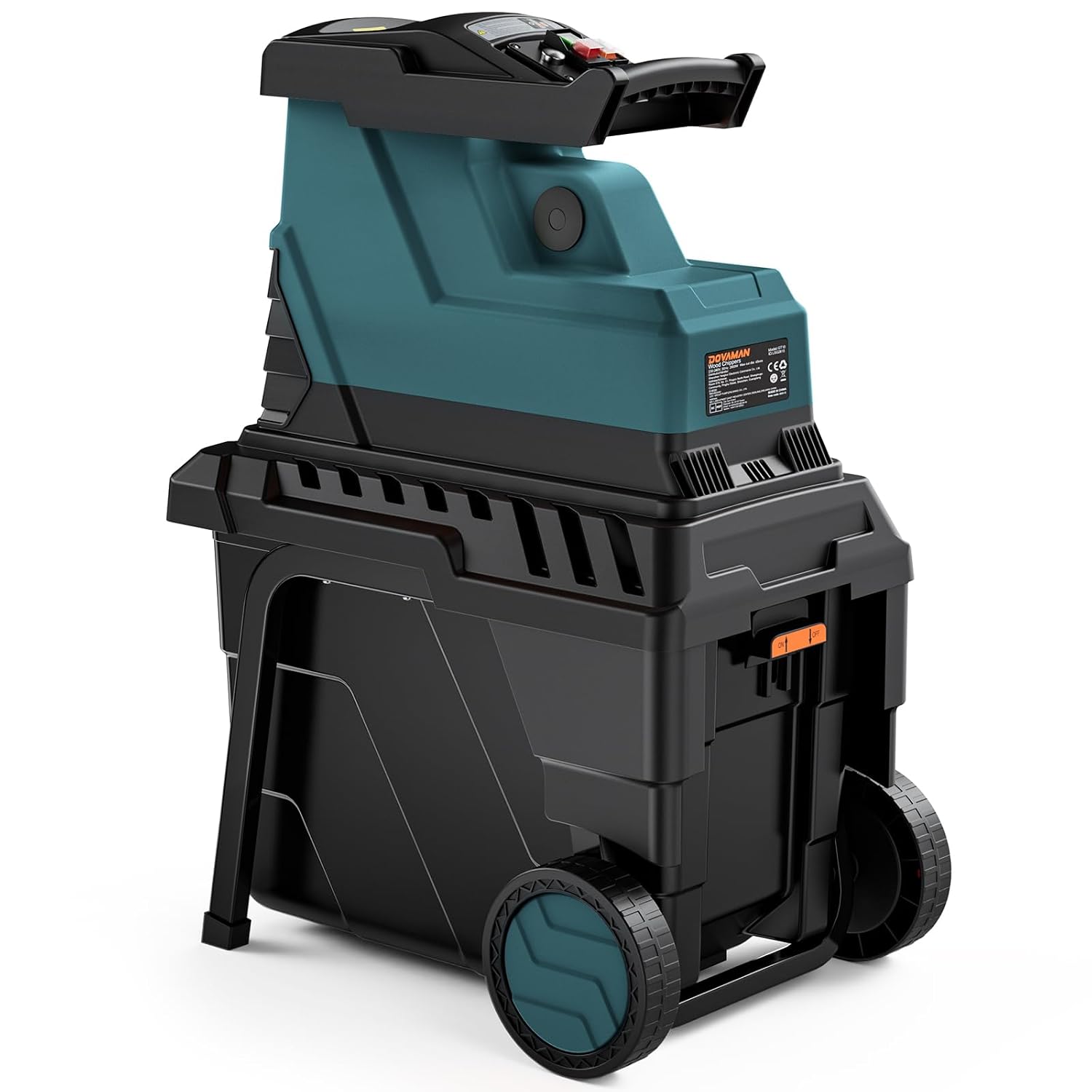Detalle de DOVAMAN GT10 Trituratore Rami: potenza brushless da 2800W e triturazione fino a 45 mm