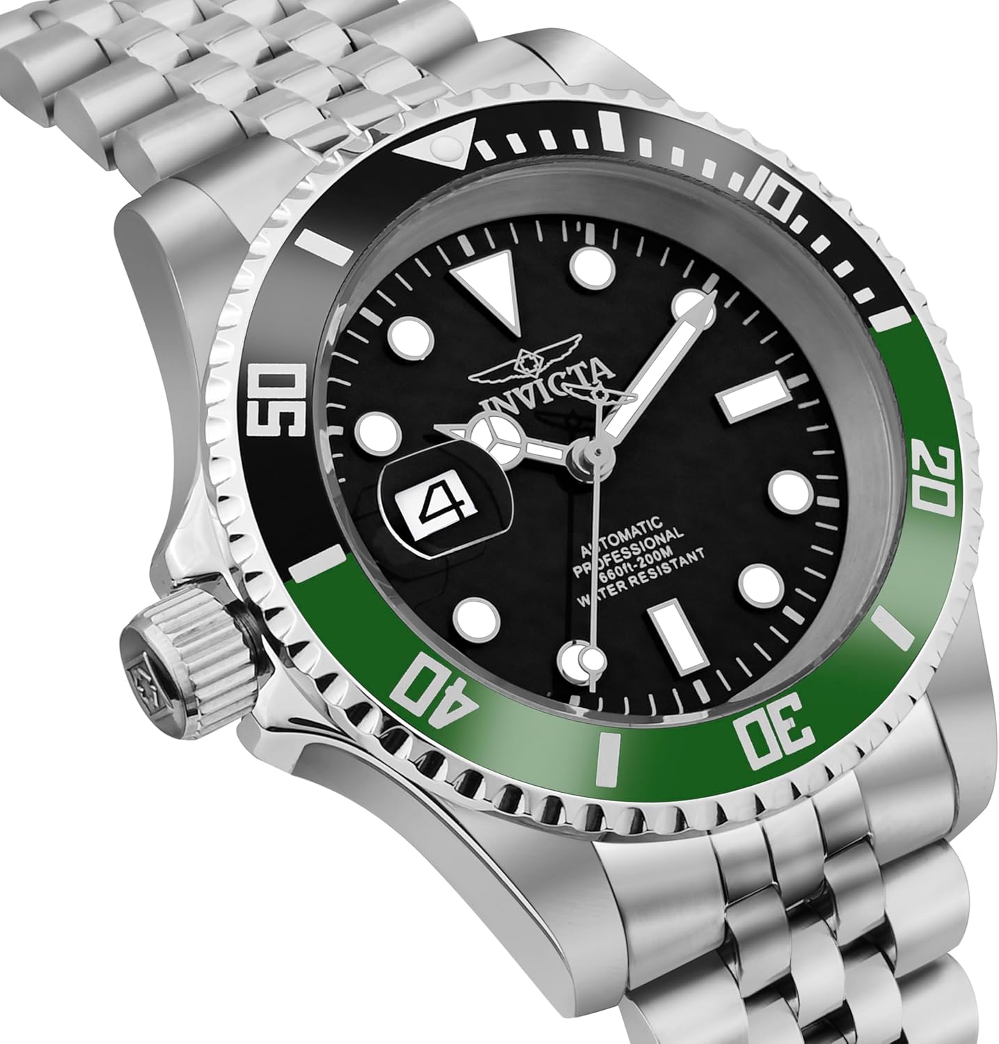 Thumbnail 1 de Invicta Pro Diver 43980 pour homme, boîtier acier inox 42 mm, cadran noir – automatique