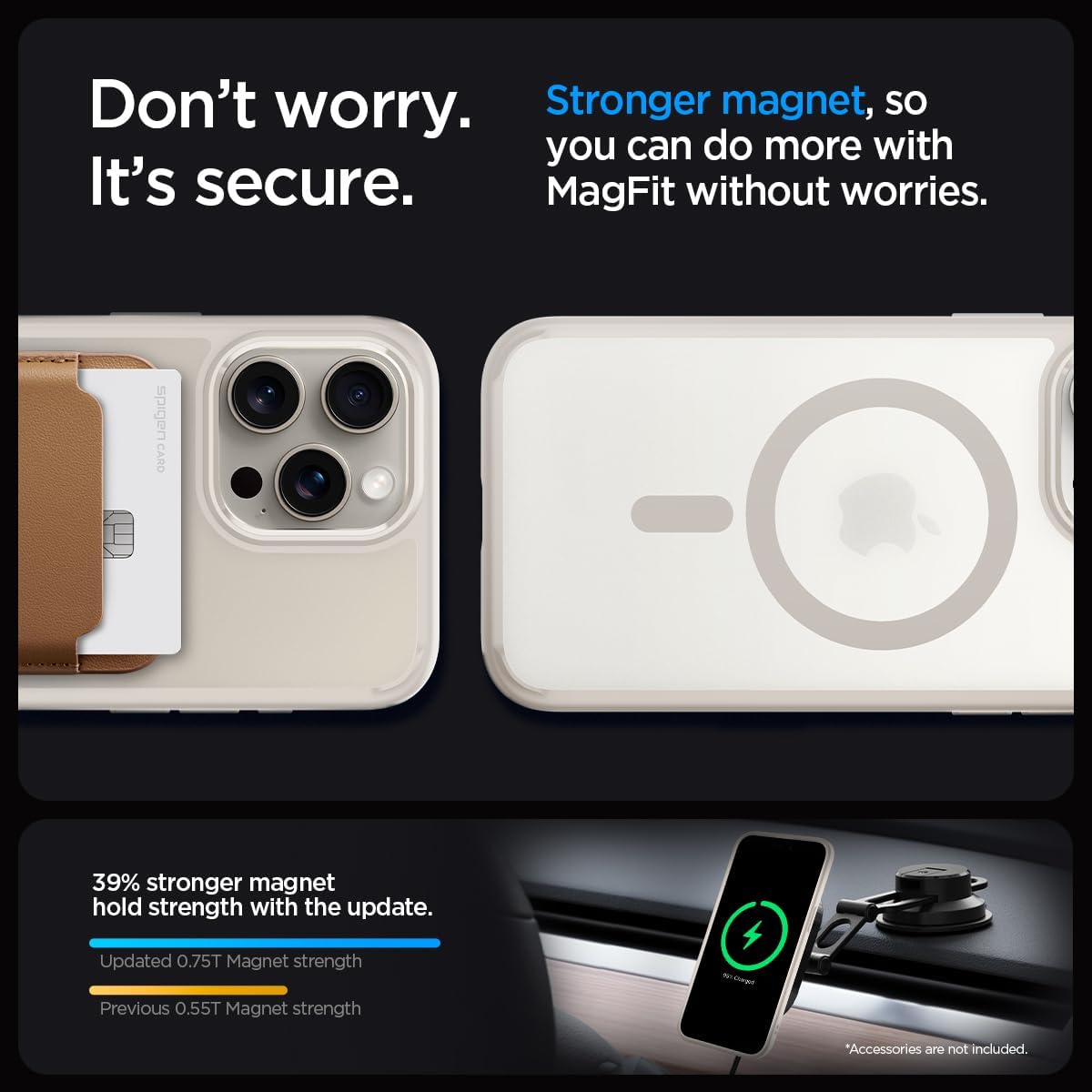 Thumbnail 4 de Spigen Ultra Hybrid MagFit iPhone 15 Pro 6,1" — semi-transparent