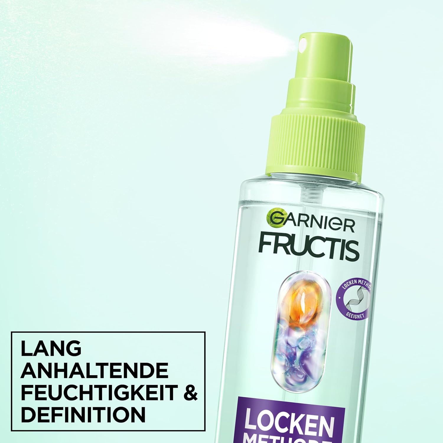 Thumbnail 1 de Garnier Fructis Ricci Methode Spray idratante per tutti i tipi di ricci con acido ialuronico e karité (senza siliconi) da 150 ml