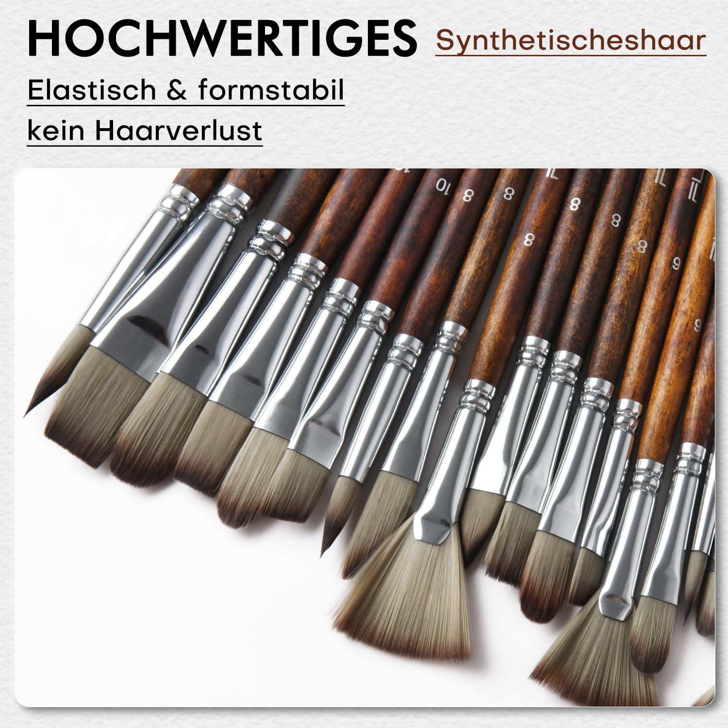 Detalle 2 de Pinselset Acrylfarben 25-teilig für Acryl
