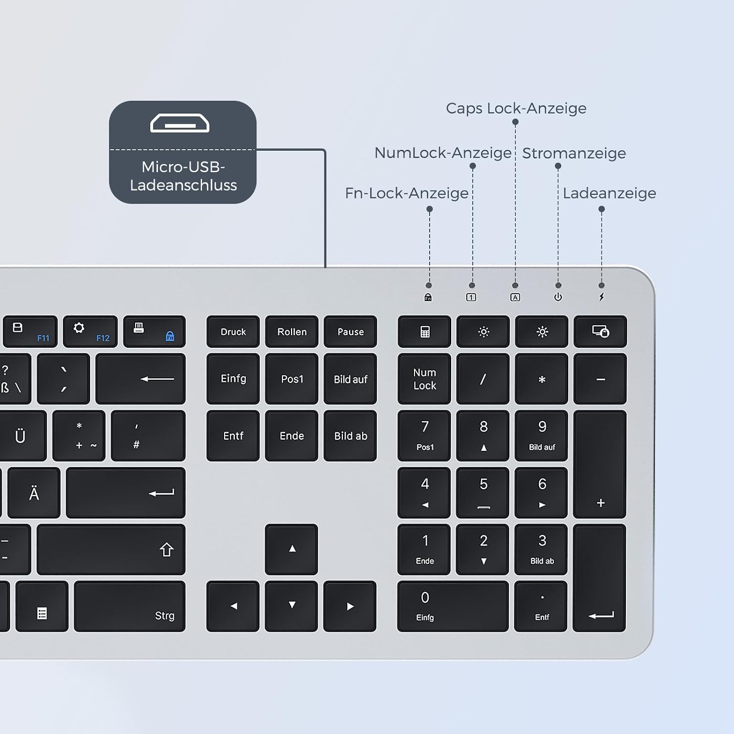 Thumbnail 5 de seenda SK38-3 Tastatur Maus Set 50 Stunden