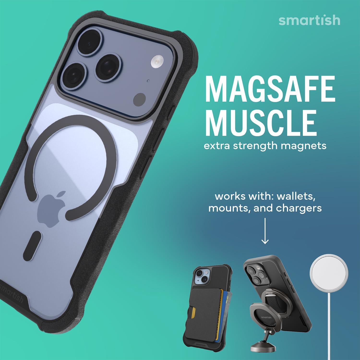 Thumbnail 2 de Smartish iPhone 17 Pro Gripzilla MagSafe Case