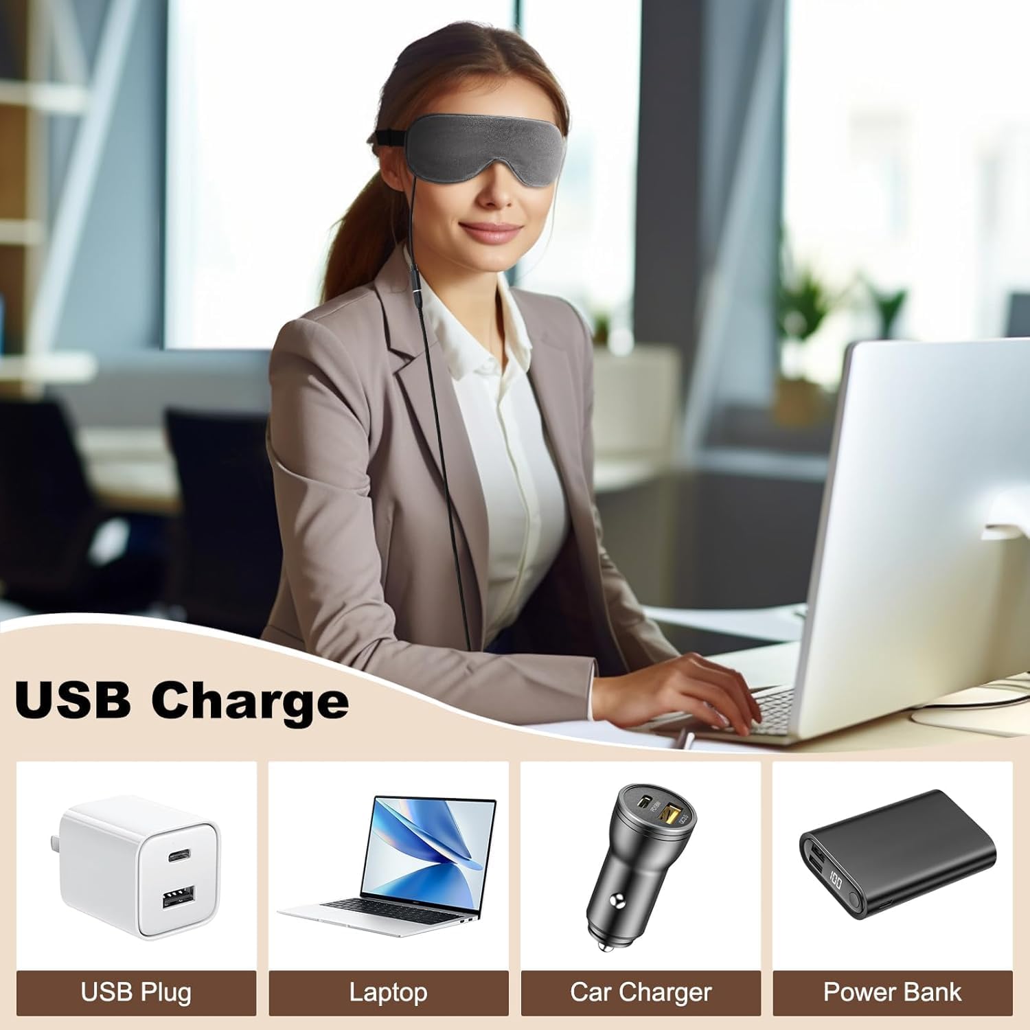 Thumbnail 4 de Aroma Season Heated Eye Mask 4°C settings
