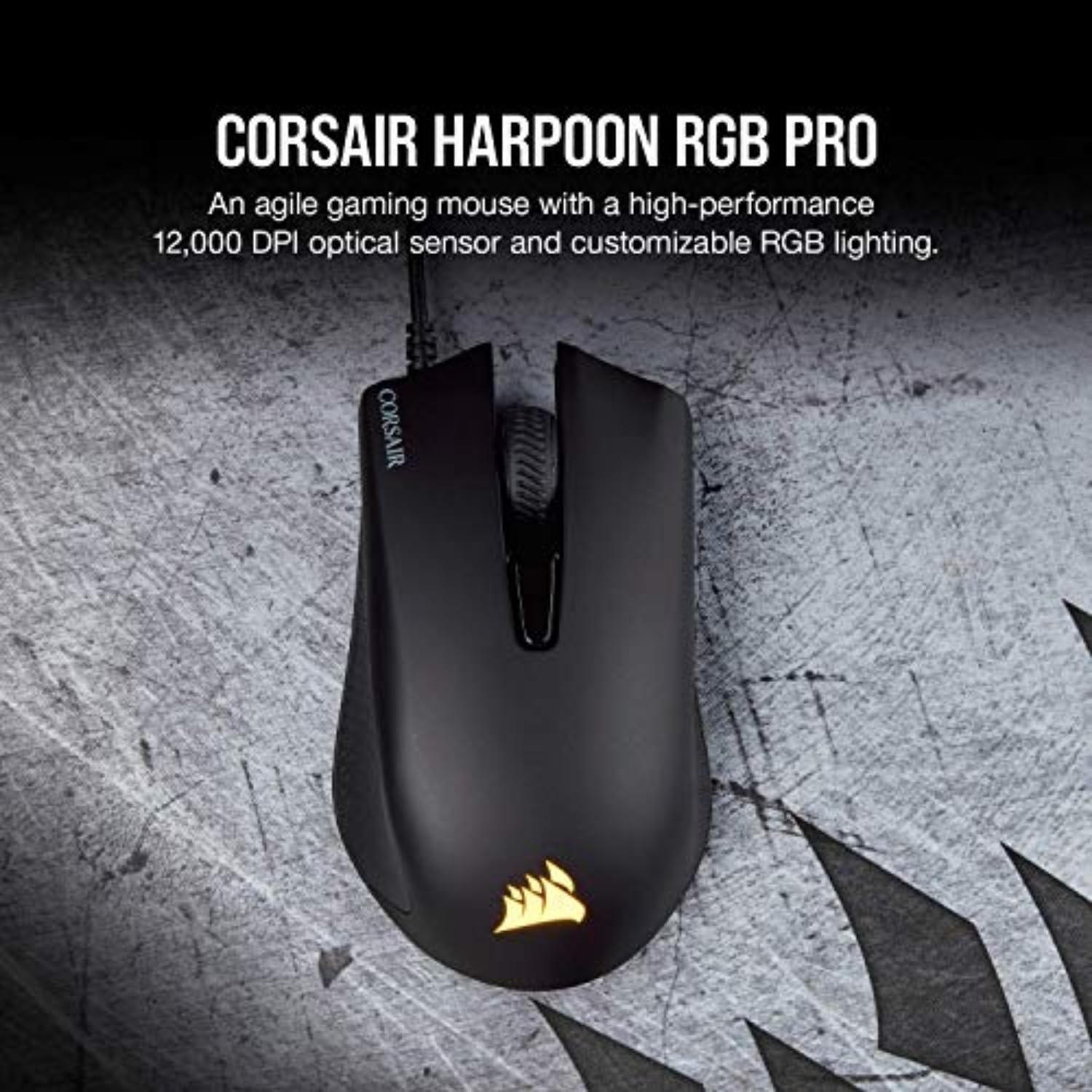 Detalle 2 de Corsair Harpoon PRO RGB 12,000 DPI