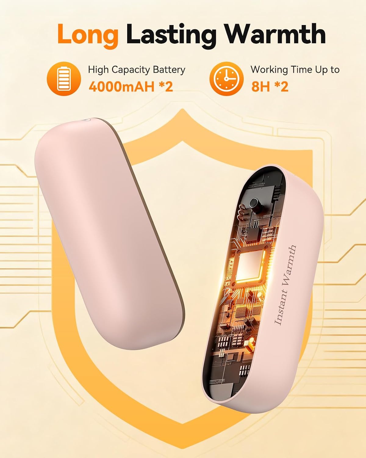 Thumbnail 3 de Hand Warmers Rechargeable 2 Packs 8000mAh