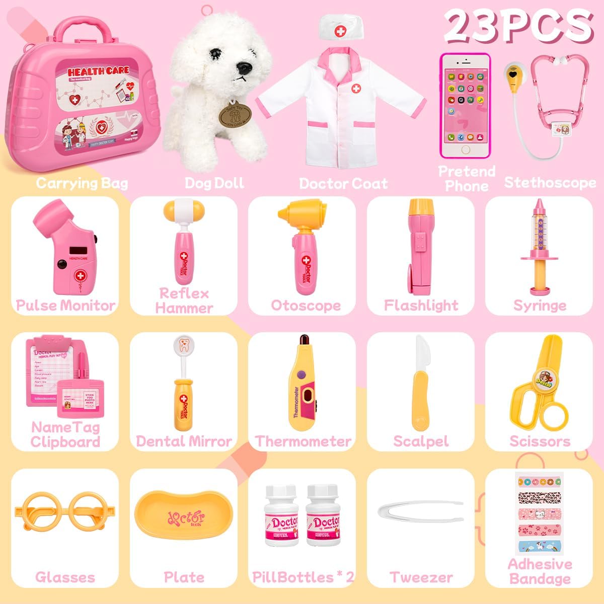 Detalle 2 de MELAND Doctors Set for Kids 23‑piece