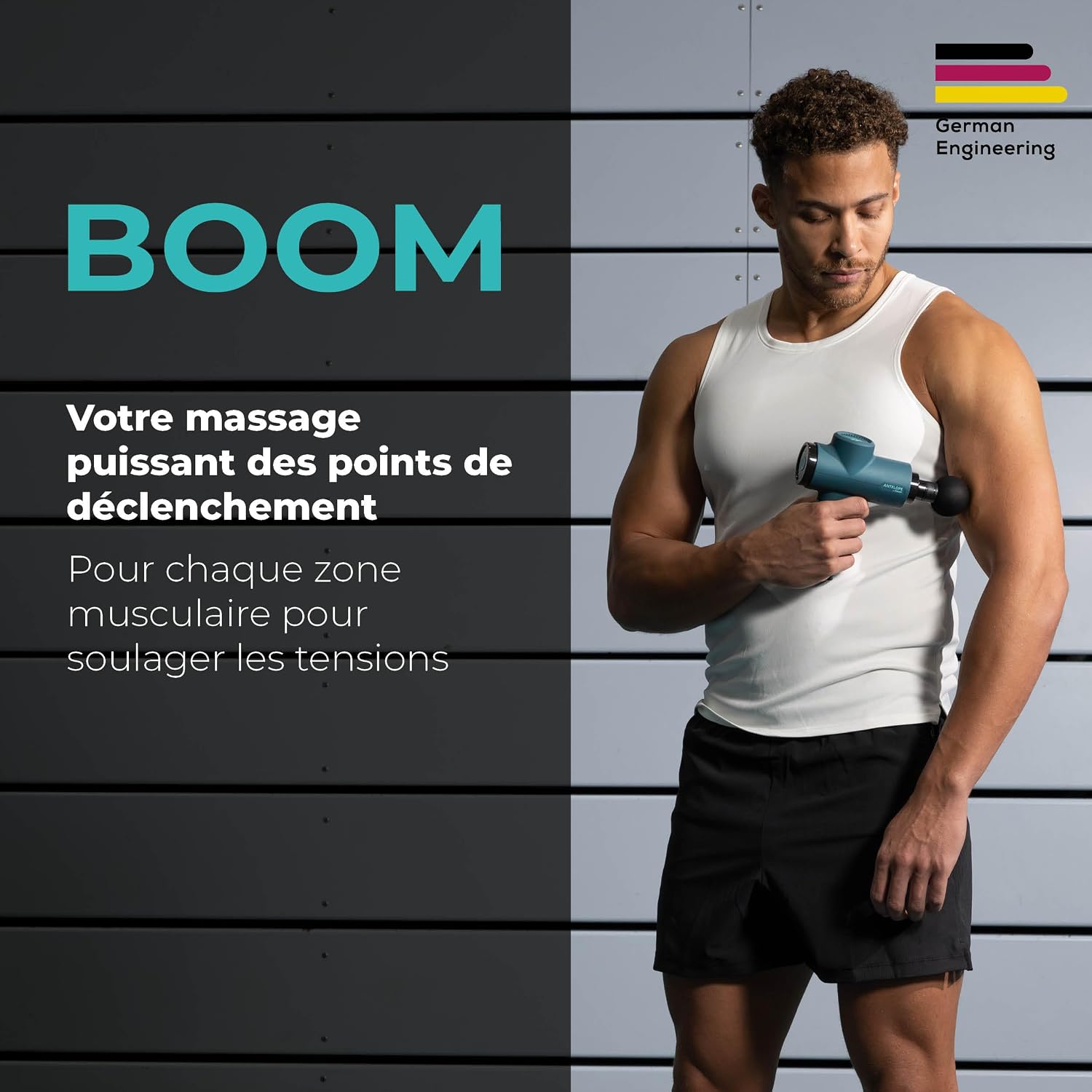 Detalle 2 de Beurer Antelope BOOM, pistolet massage