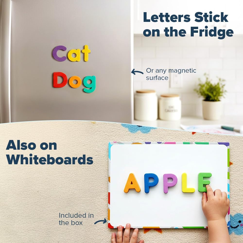 Thumbnail 5 de Magnetic Letters and Numbers 182+81 set
