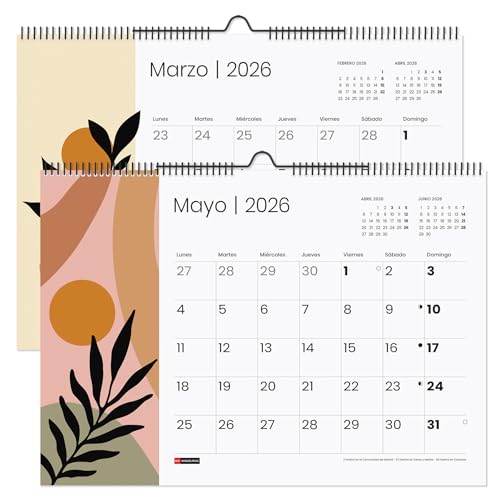 Detalle de Miquelrius Calendario 2026 A3 — organizador anual 🗓