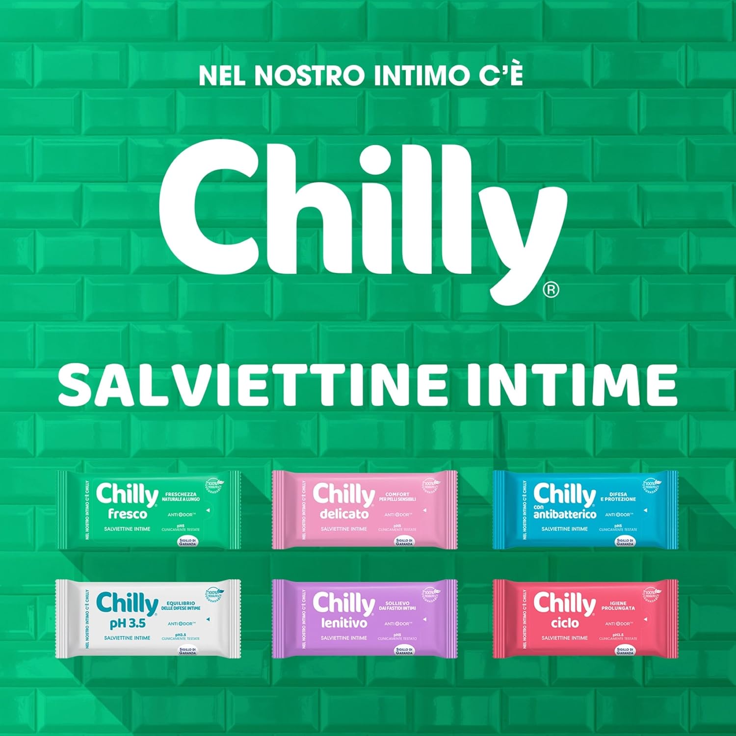 Thumbnail 3 de Chilly Salviettine Delicate 6 pezzi PH 5
