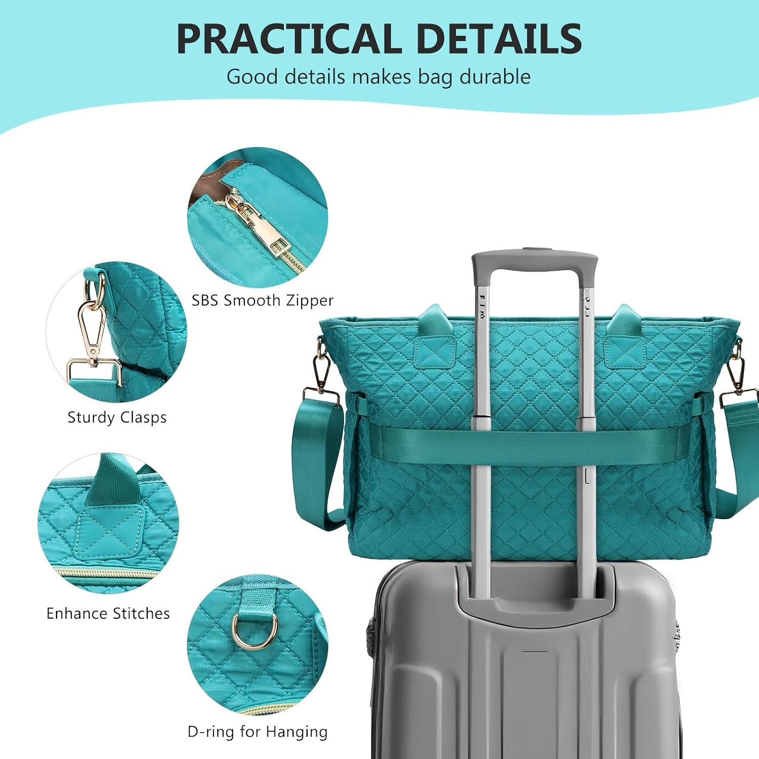 Detalle 2 de Goinsound Teacher Laptop Tote 15.3-Inch
