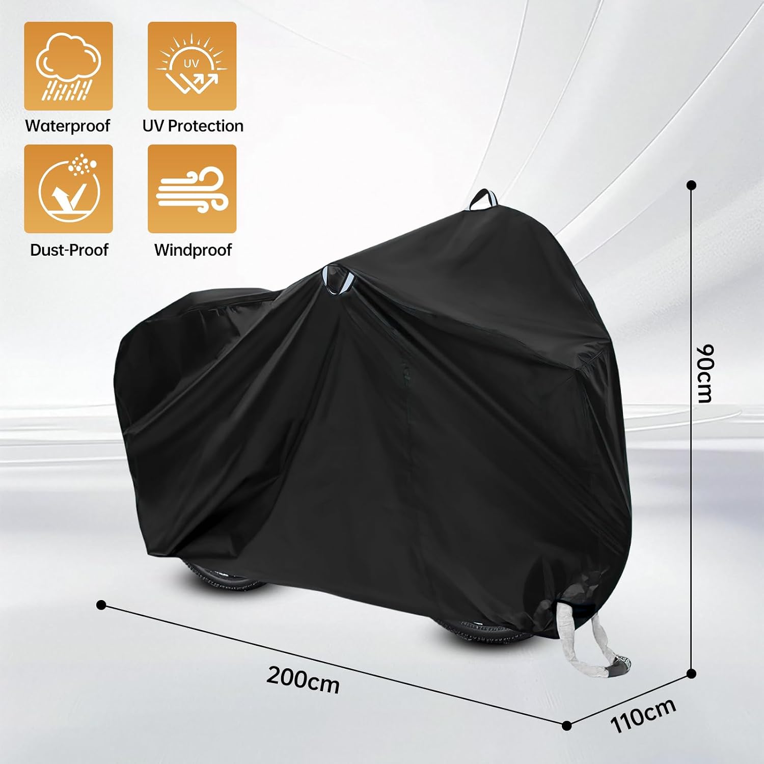 Detalle 2 de MeiLang Bike Cover 200x110x90cm