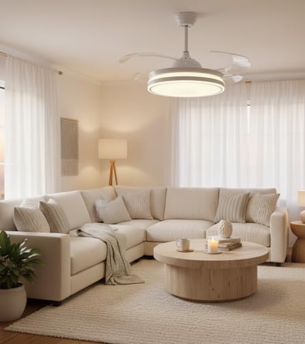 Detalle de BEL AIR HOME ASGARD: ventilatore da soffitto con motore DC e luce LED regolabile