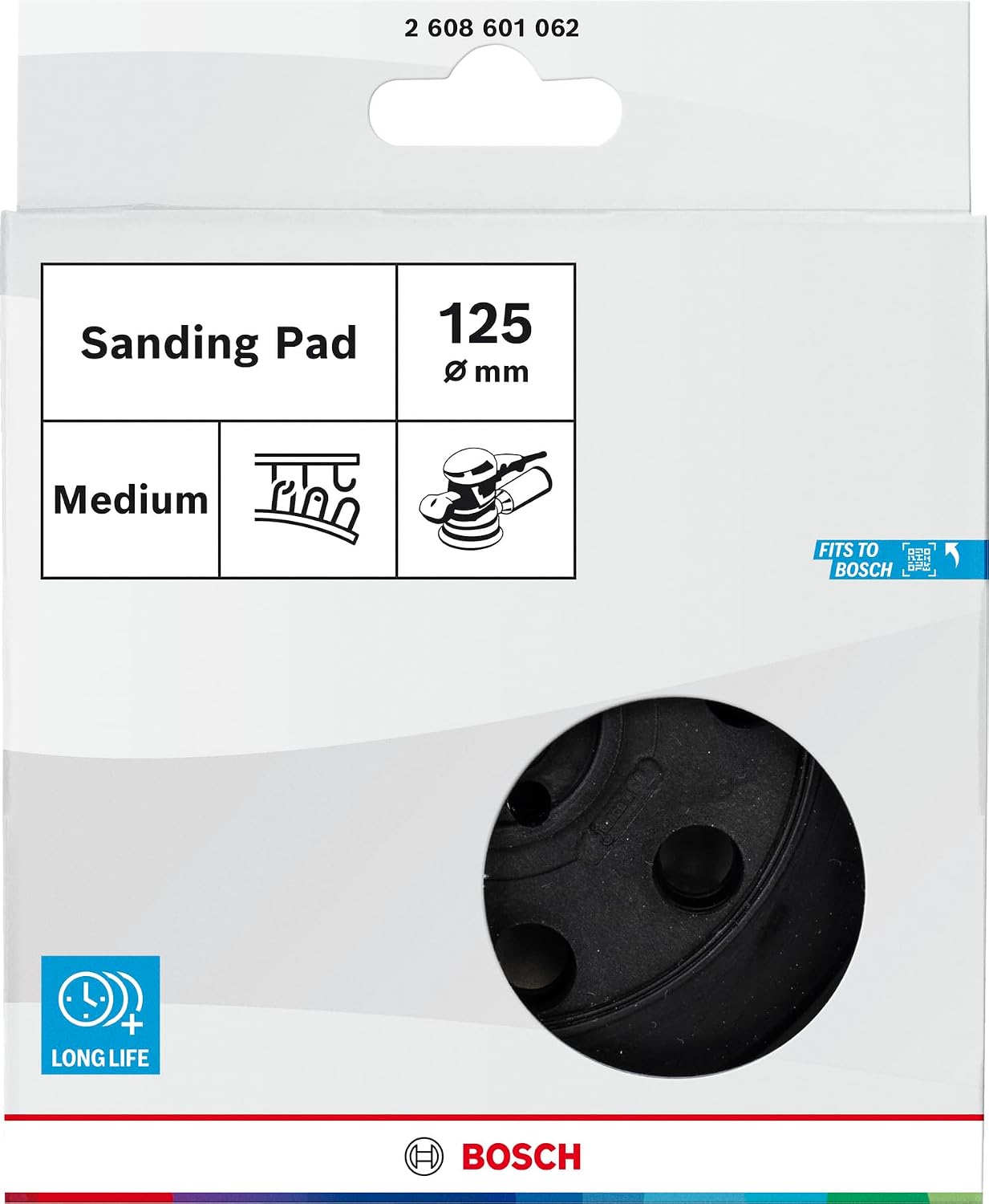 Thumbnail 2 de Bosch Plateau de ponçage Ø125 mm – longue durée (mi-dur)