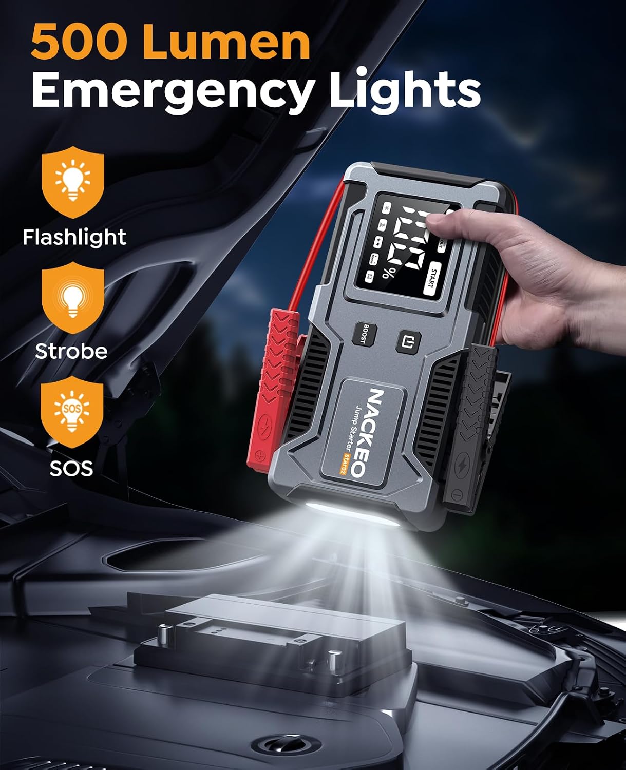 Detalle 2 de Safer Jump Starter Power Pack 6000A for 12V Cars