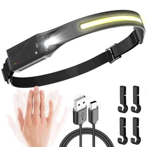 Detalle de UNBON Linterna Frontal LED Recargable