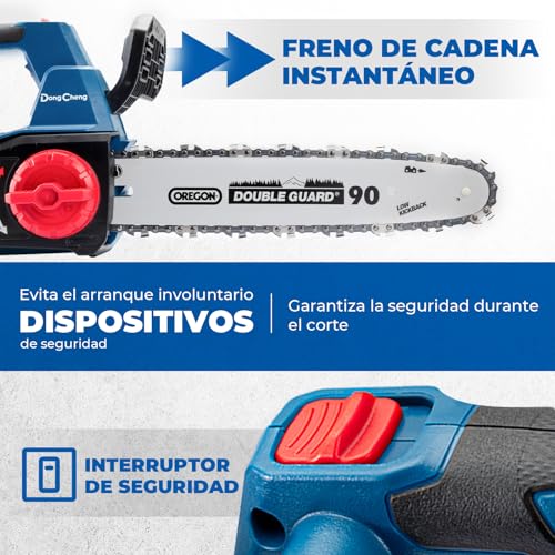 Thumbnail 6 de DongCheng Motosierra inalámbrica 18V con cadena Oregon ⚡