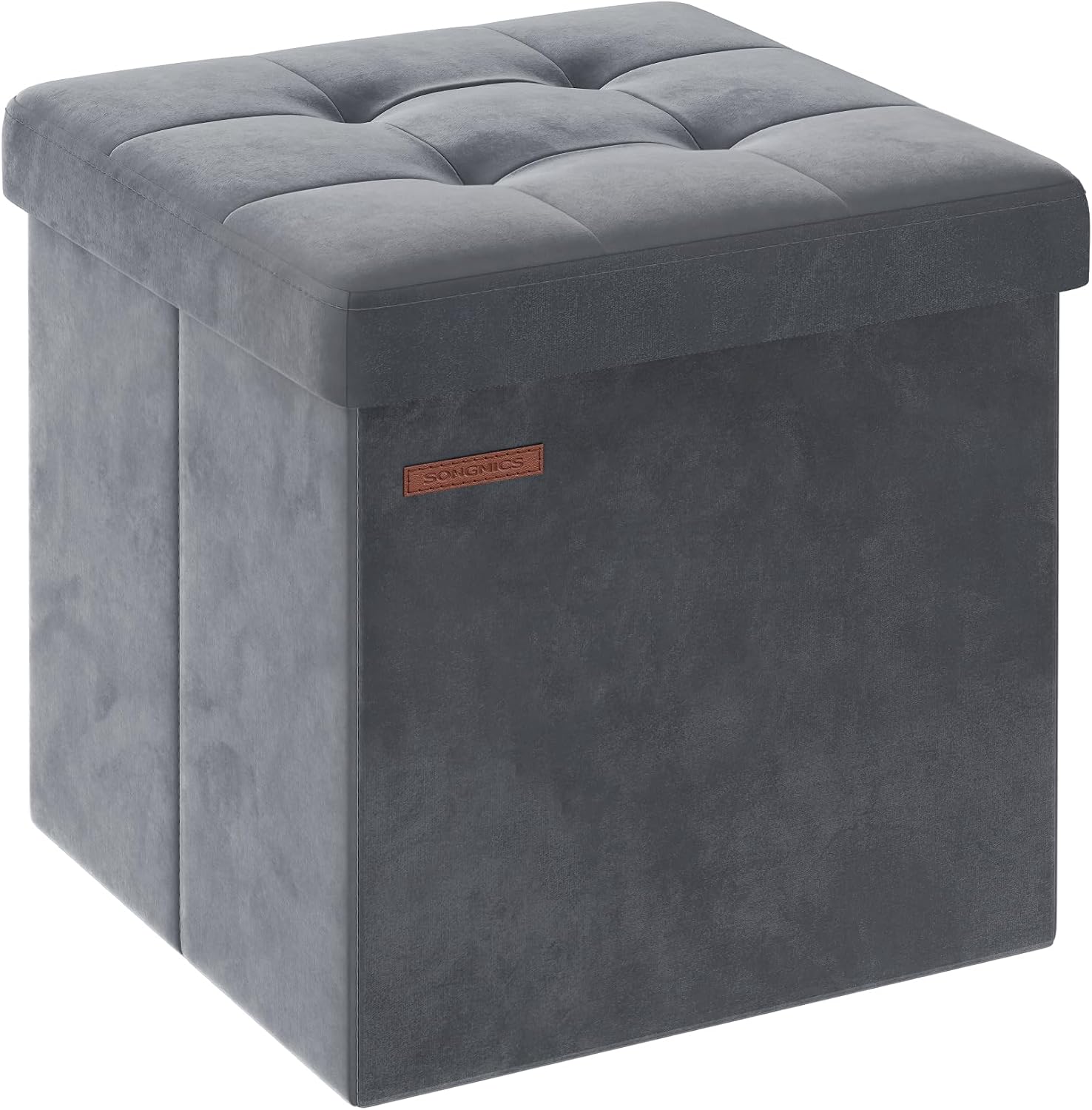 Detalle de SONGMICS Pouf Pieghevole 38 x 38 cm