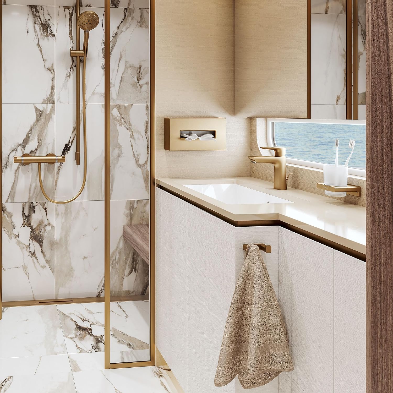 Thumbnail 6 de hansgrohe Raindance Select S 120 – słuchawka prysznicowa, 3 strumienie, EcoSmart+