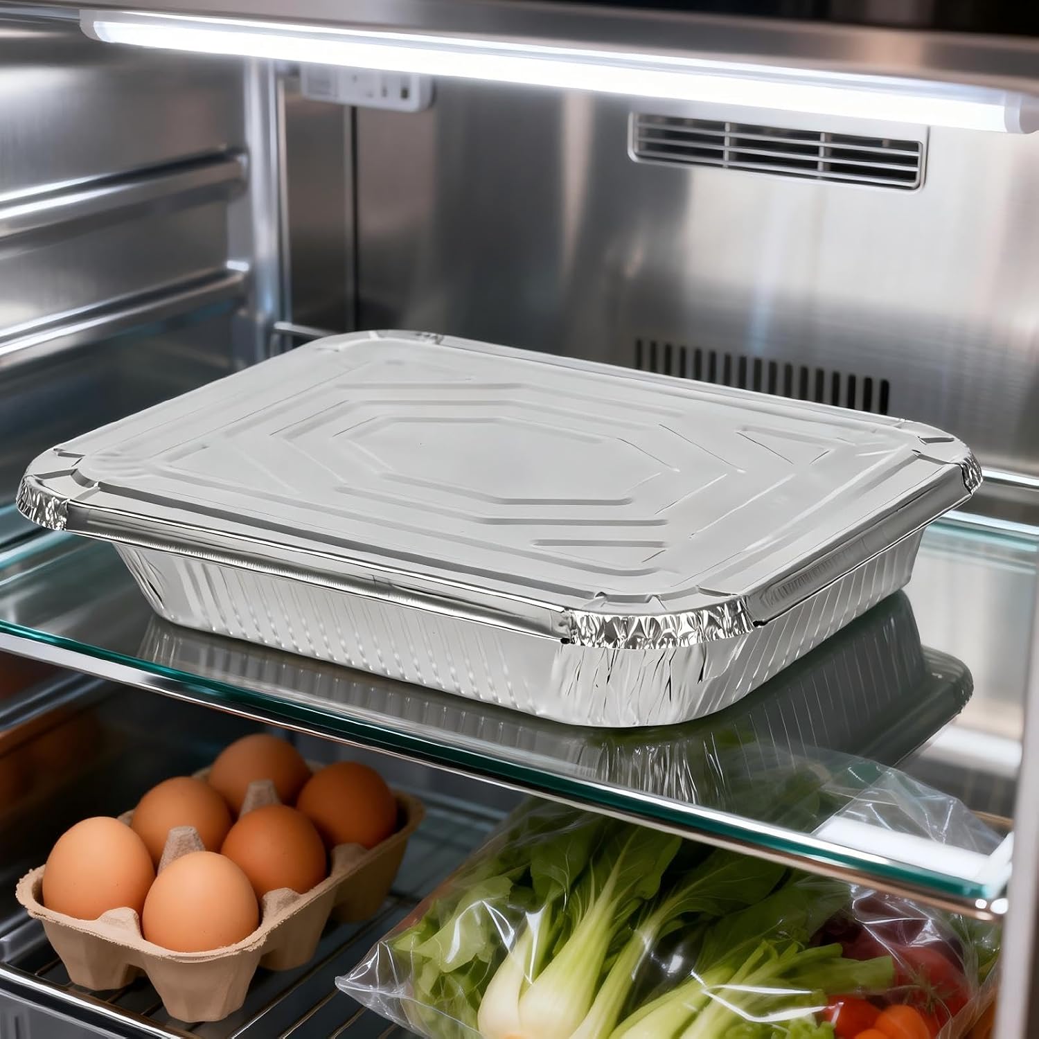 Detalle de Benestanti Aluminum Foil Pans, 9 x 13 Inch