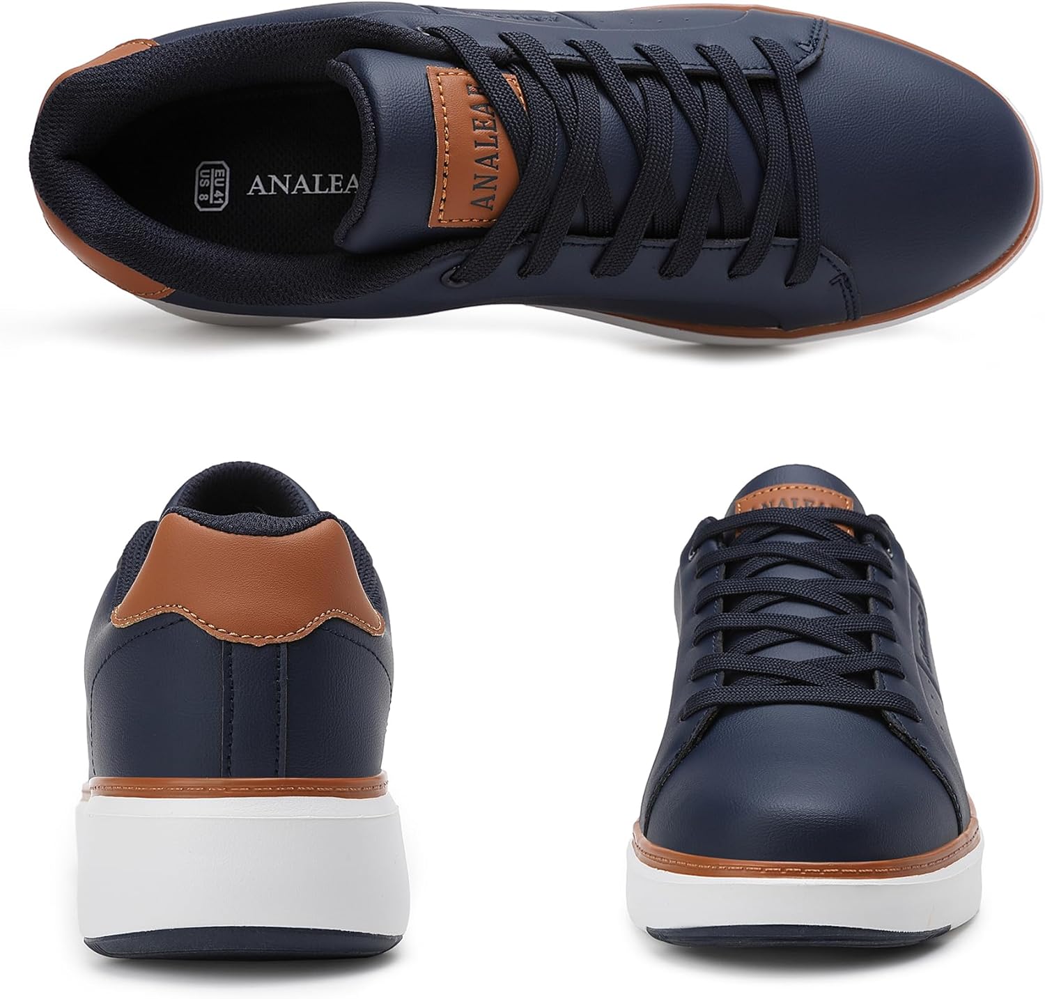 Thumbnail 5 de ANALEAF Mens Fashion Trainers Casual Sneakers (Lightweight Business Shoes)