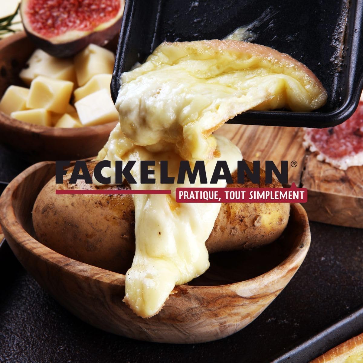 Thumbnail 6 de Fackelmann spatules raclette bois 12,8x3,7 cm