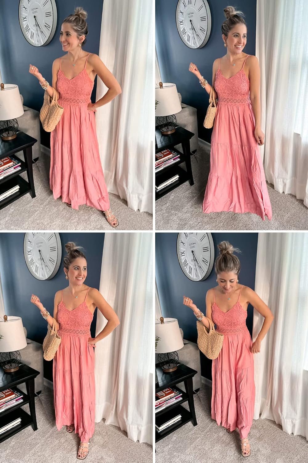 Detalle 2 de Dokuritu Beach Crochet Lace Maxi Dress 2026