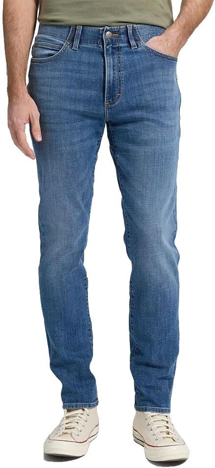 Detalle de Lee Slim Fit MVP - Pantalon Classique Homme (Jambe droite, Coupe ajustée)