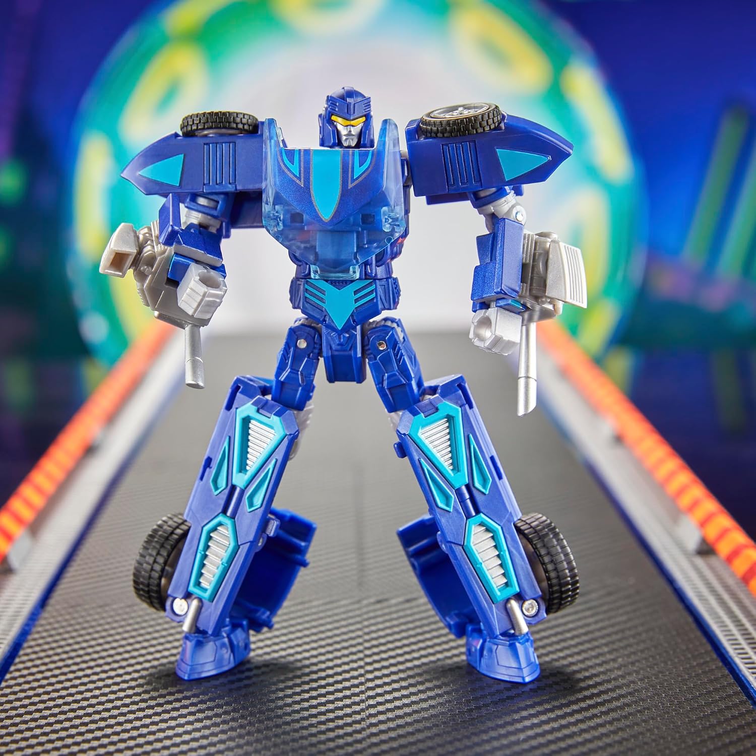 Detalle 2 de Transformers G1180 Twin Mill – figurka Deluxe 12,5 cm, robot i samochód wyścigowy