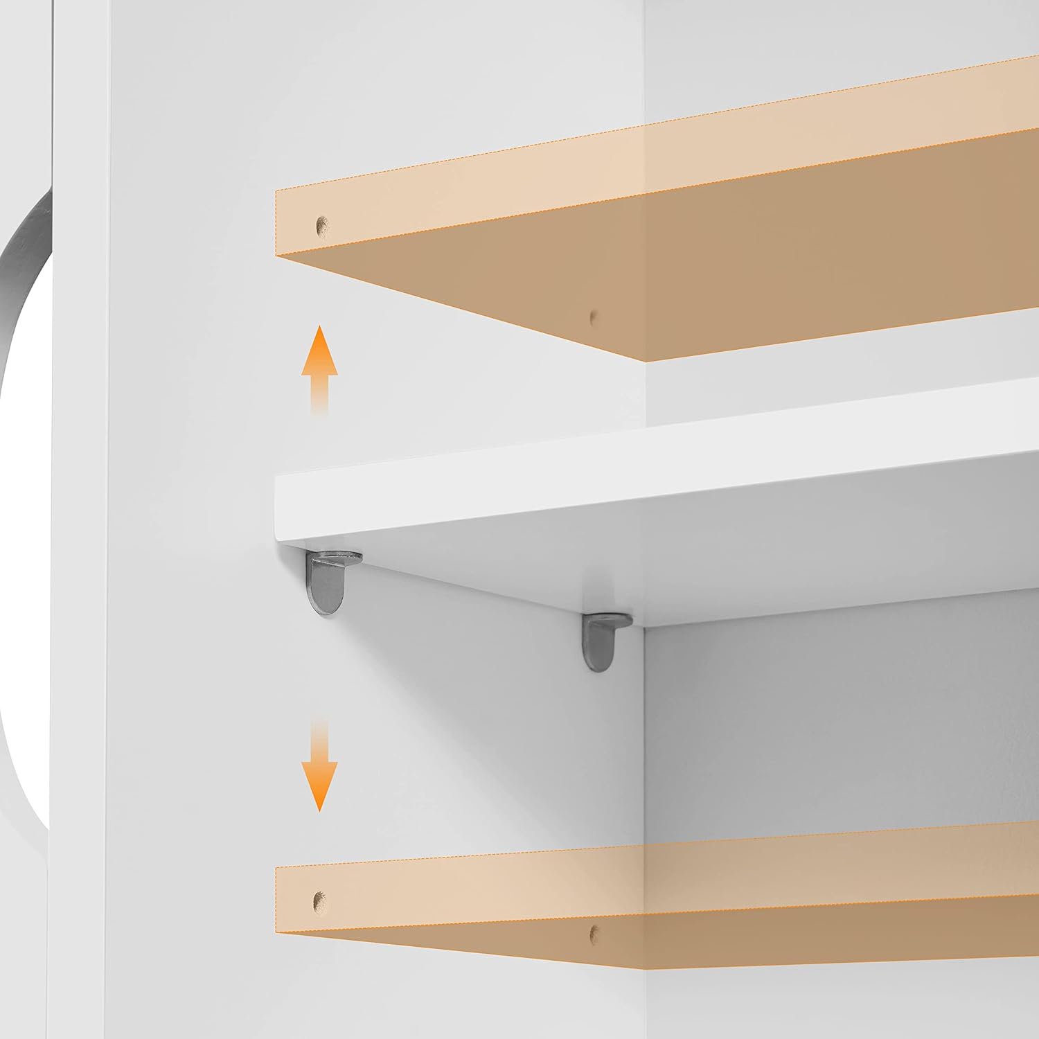 Thumbnail 2 de Yaheetech Mobile da bagno con ante scorrevoli 20×70×72 cm 🚪