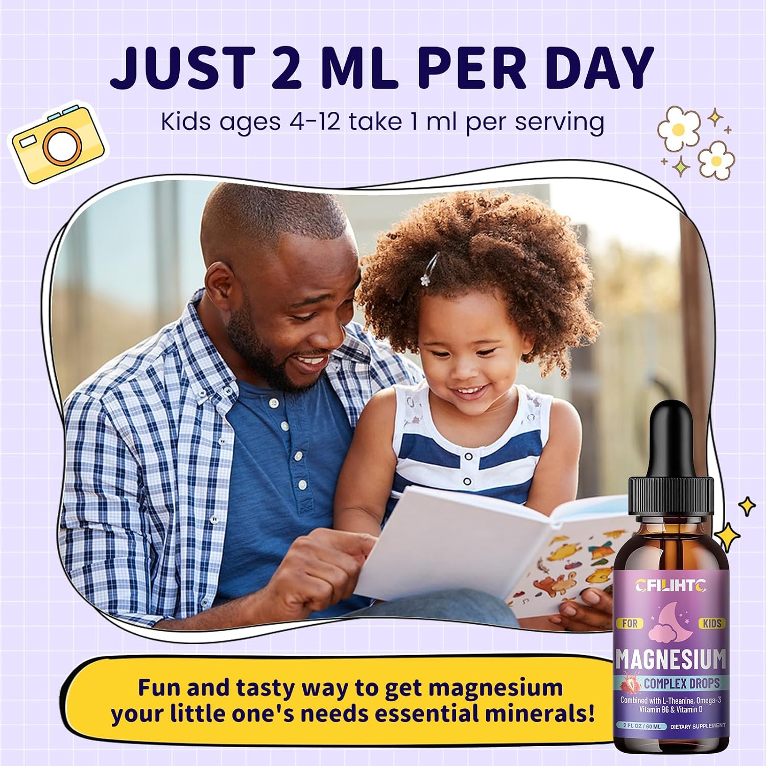 Thumbnail 6 de CFILIHTC Kids Magnesium Glycinate Liquid Drops, Strawberry, 2 fl oz