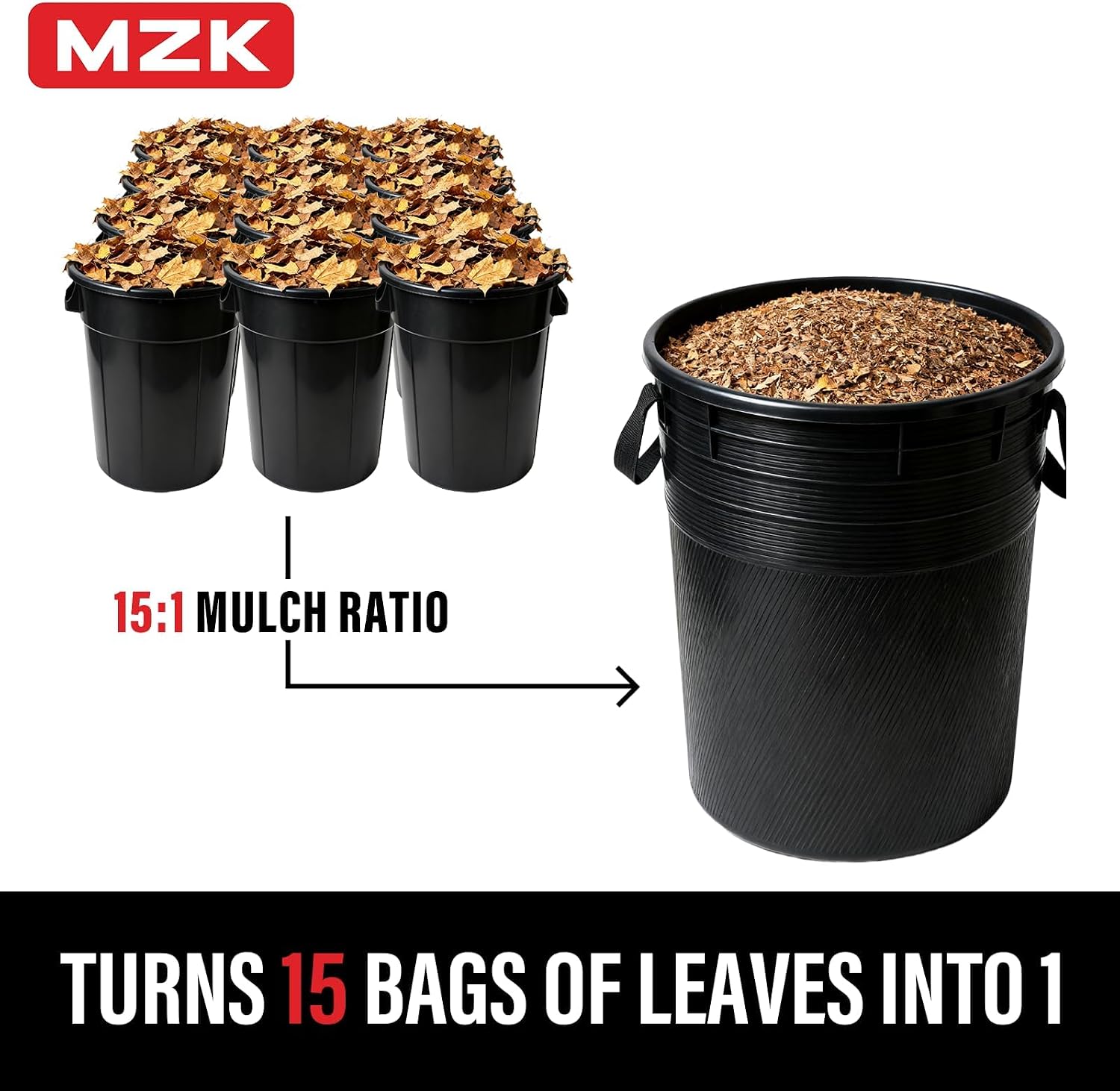 Thumbnail 6 de MZK Corded Leaf Blower Vacuum