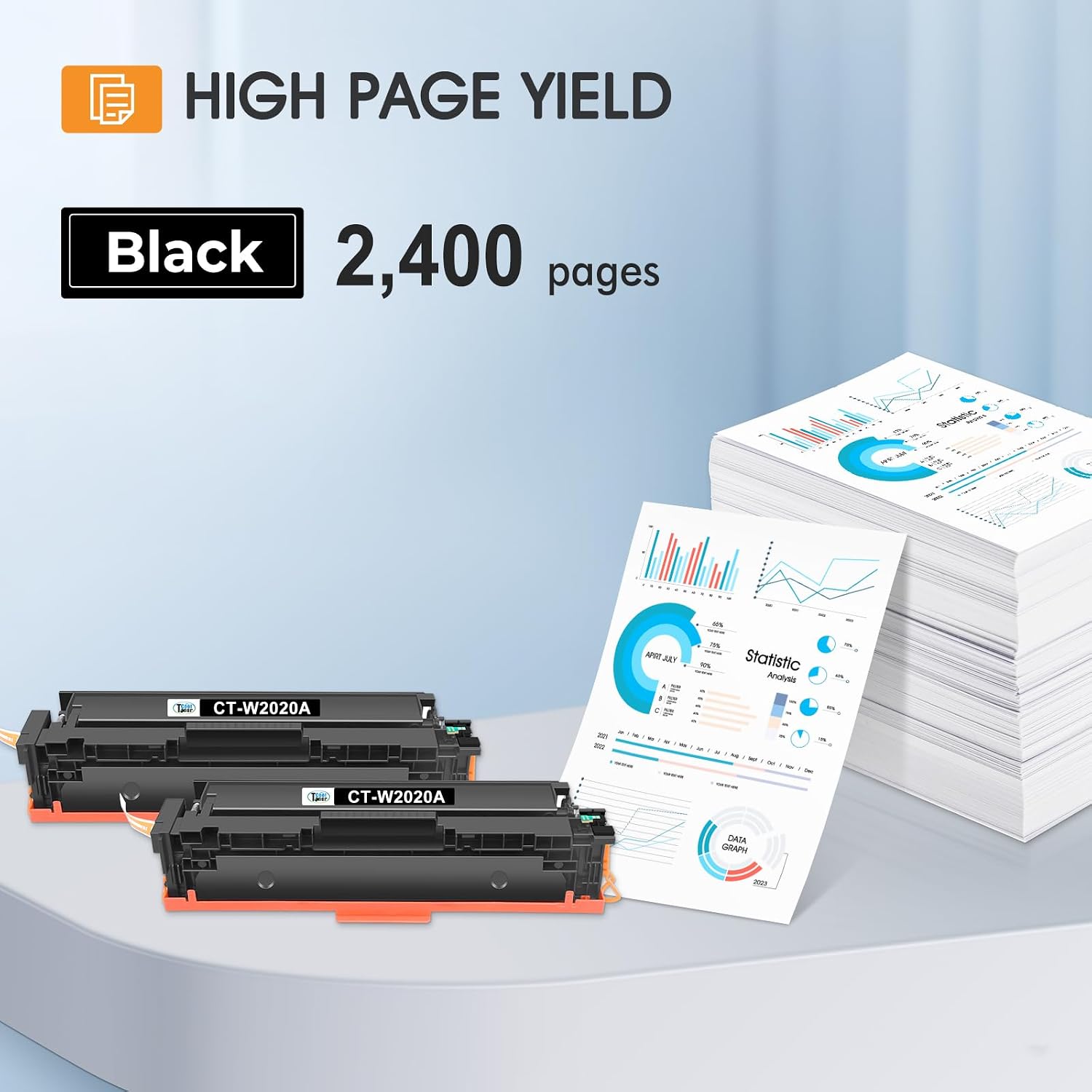 Thumbnail 2 de Cool Toner 414x black toner*2 Compatible Black Toner Cartridge, 2-Pack