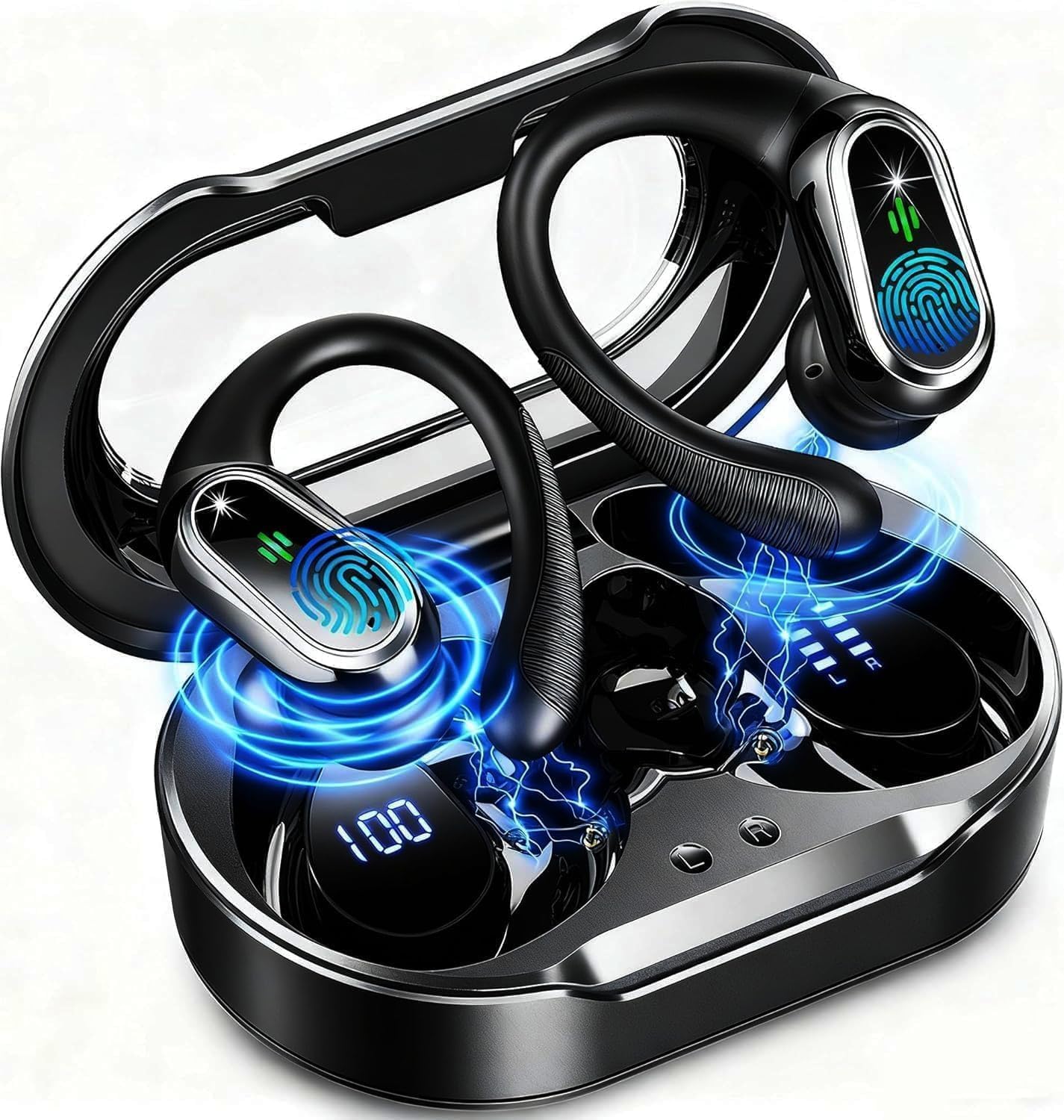 Detalle de Rolosar Bluetooth Kopfhörer 5.4 Sport