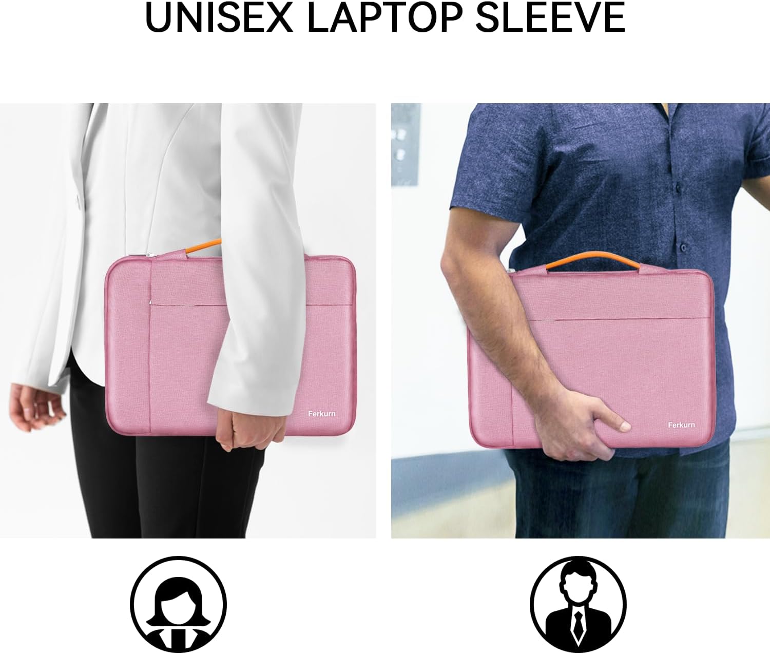 Thumbnail 6 de Ferkurn 14 Inch Laptop Case Sleeve Pink