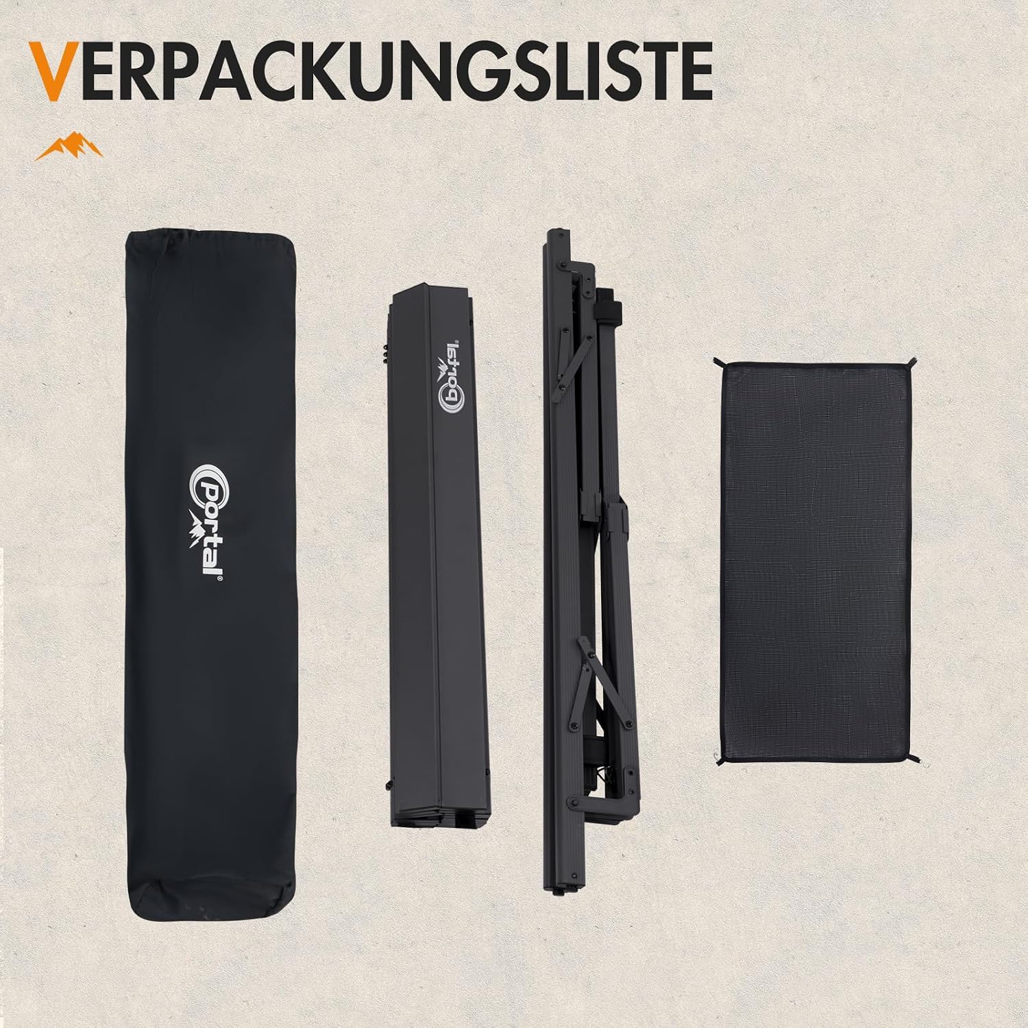 Detalle de PORTAL Campingtisch 108 x 71 cm