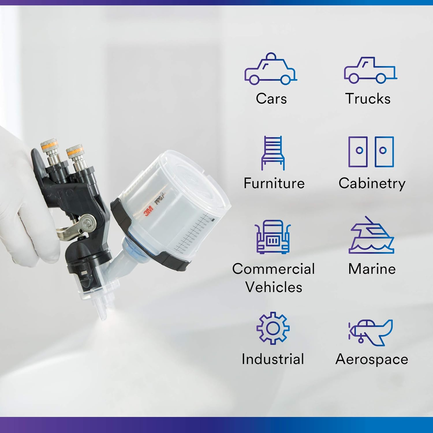 Thumbnail 5 de 3M PPS 2.0 6oz Spray Cup Kit 🧰