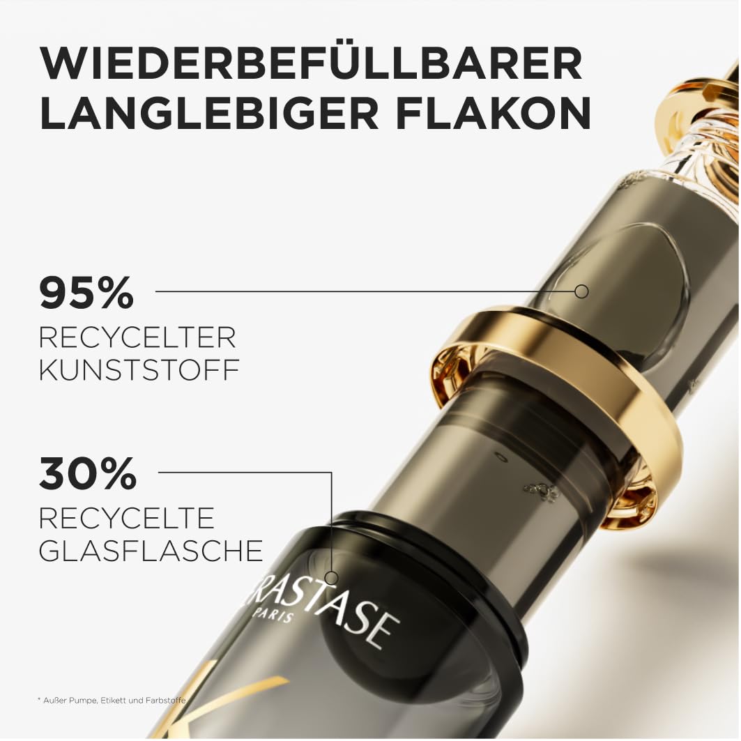 Detalle de Kérastase Chronologiste L’Huile de Parfum – Antistatisches Duft-Öl für alle Haartypen, 75 ml (Nachfüllbarer Flakon)