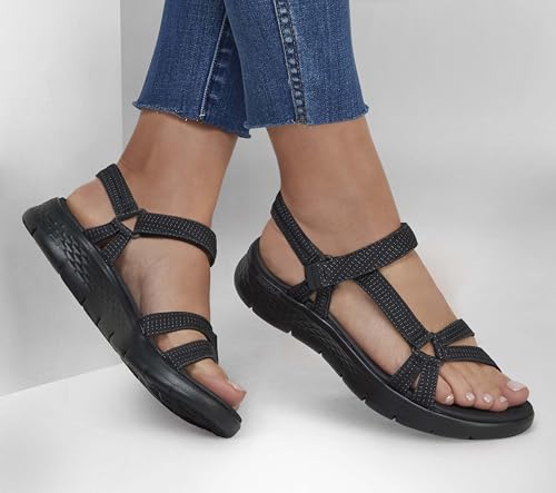 Detalle de Skechers GO WALK FLEX SANDAL SUBLIME: sandalia de río con sujeción ajustable y pisada flexible