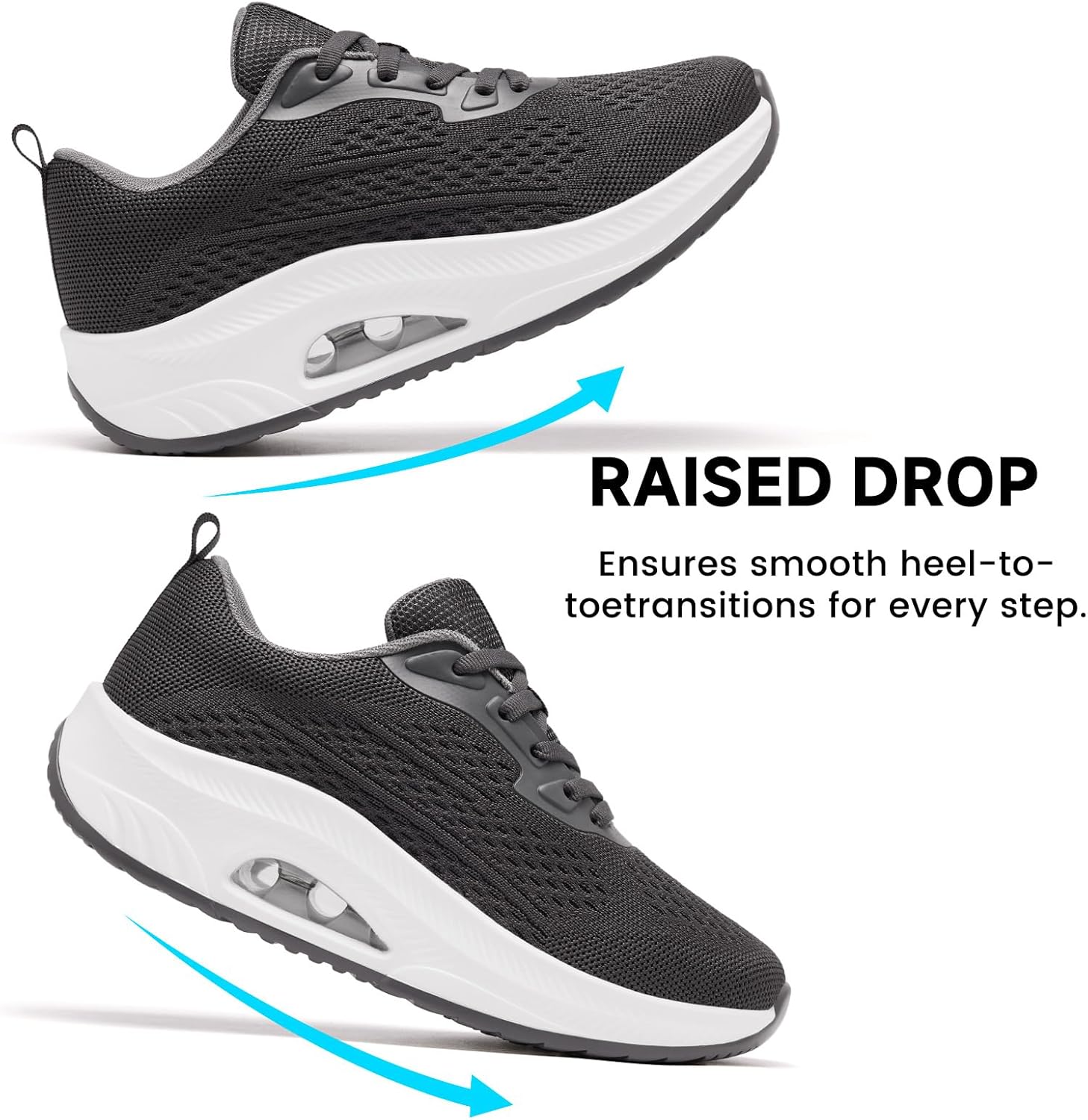 Thumbnail 4 de Zcbstl Women’s Trainers with Arch Support and Air Cushion Memory Foam