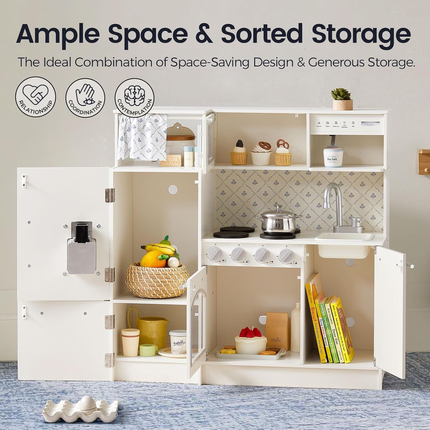 Detalle de Tiny Land Upgraded Play Kitchen for Kids