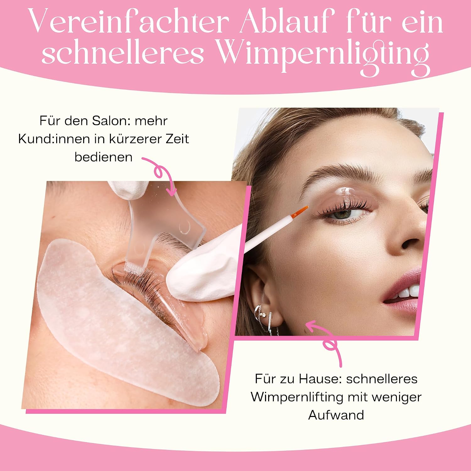 Detalle de CALAILIS Selbstklebende Silikon Wimpernlifting Pads – 5 Größen, wiederverwendbar