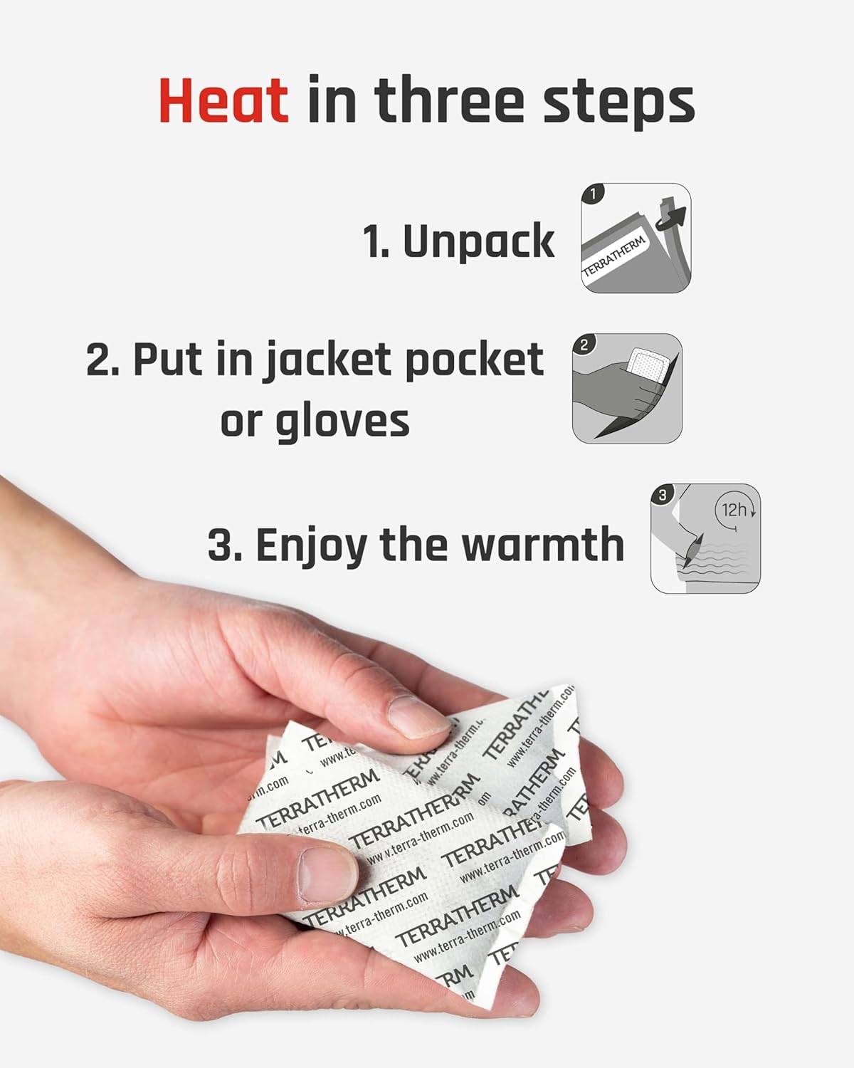 Thumbnail 2 de TerraTherm Hand Warmers 12-hour disposable pairs